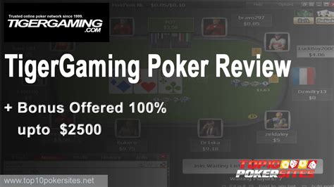 tigergaming poker review|TigerGaming.com review and bonus offers.